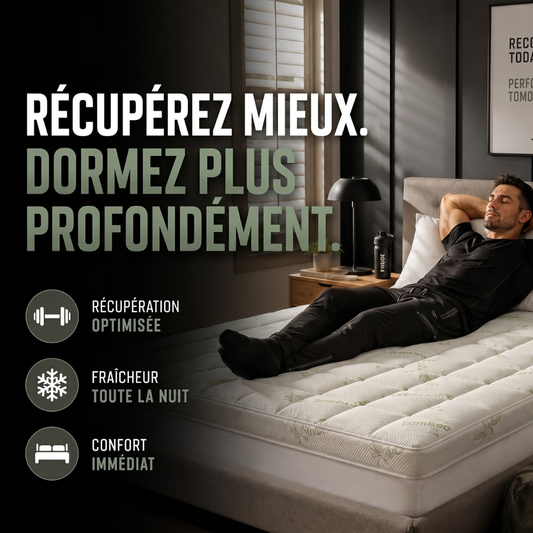 Récupr — Surmatelas en bambou rafraîchissant pour mieux récupérer